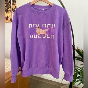 NWOT Golden Retriever Crew Sweatshirt